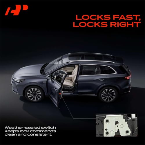 Image of A-Premium Front Left Driver Side Door Lock Actuator | Compatible with Nissan Titan 2004 Extended Cab Pickup, for Model Without Keyless Entry