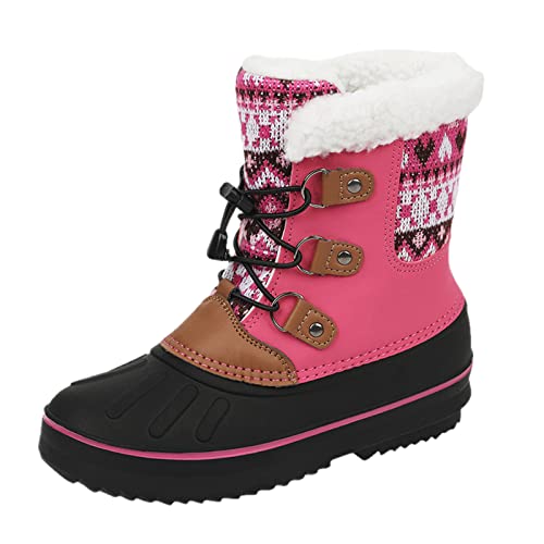 Kids Shoes Snow Boots Girls Boys OutdoorBoots Warm Boots With Cotton Snow Boots Rhinestone Toddler Boots