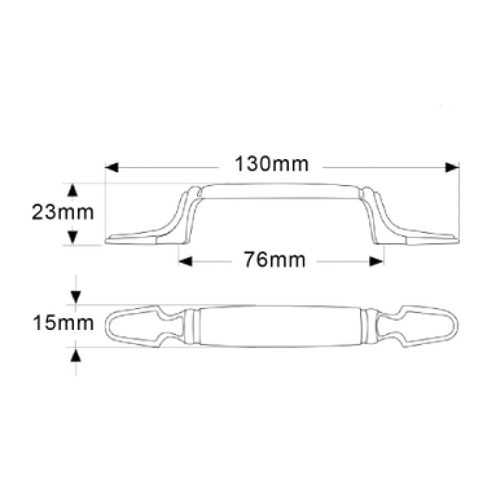Brushed Nickel Cabinet Pull - 88102SN, 4 in (102 mm) — KHTUMEWARE