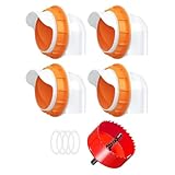 Ce kit innovant vous permet de convertir facilement des seaux, des boîtes ou des barils standard en mangeoires automatiques pour poulets à l'aide de la scie cloche incluse, offrant une solution d'alimentation économique et personnalisable qui réduit considérablement le gaspillage d'aliments.