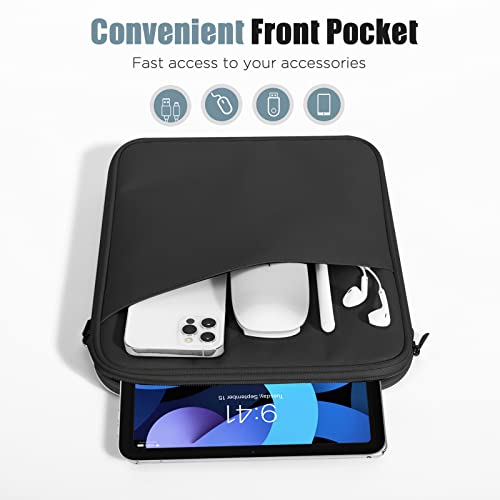 Image of TiMOVO 8-9 Inch Tablet Sleeve Case for All-New iPad mini 7 (A17 Pro, 2024), iPad mini 6 (8.3-Inch, 2021), iPad mini 5 /4 /3 /2 /1, Portable Protective Pouch Bag for iPad mini, Black