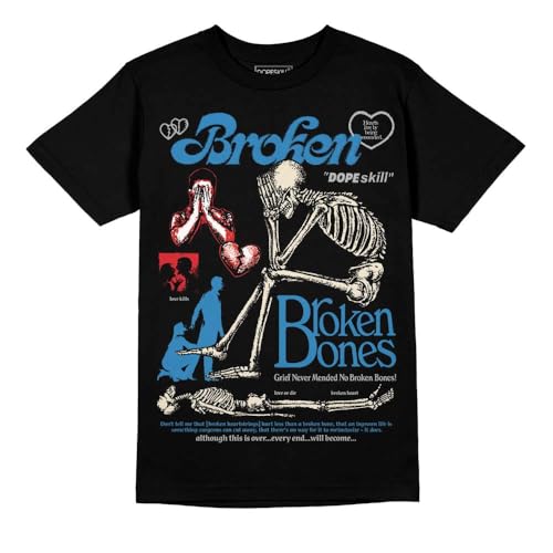Image of DopeSkill Graphic Tee Streetwear Hip Hop Hypebeast Street Style Unisex T-Shirt Sneaker Colour Matching Shirts Horror Skeleton