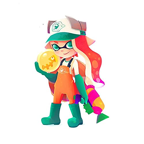 13cm x 8,9 cm para Splatoon dibujos animados coche Assessoires pegatinas vinilo revestimiento para coche calcomanía impermeable