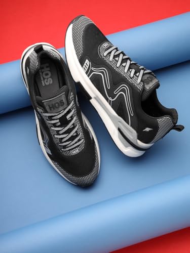 Image of HOS Mens Sports Shoes | Lightweight Running Shoes for Men | Breathable and Comfortable Footwear and Training