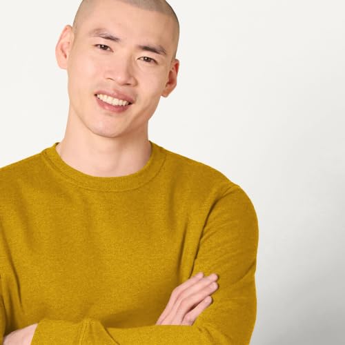 Image of Amazon Essentials Men's Crewneck Fleece Sweatshirt with Ribbing (Available in Big & Tall)