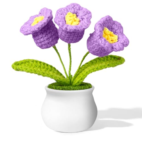 XIZIX Artificial Bell Orchid Crochet