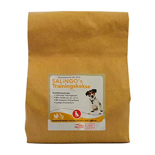 SALiNGO Hundekeks - Trainingskekse, die natürliche Knabberei für den Hund, 500g