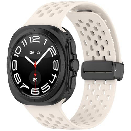 CZhkg Silicone Breathable Watchbands for Galaxy Watch Ultra 47mm Strap