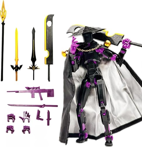 Image of YOURKARTS.COM 3D Injection Humanoid Robot Toy BPA-Free Plastic Movable Action Figure | DIY Assembly Kit with Manual | Realistic Multi-Joint Movement for Gifting | car Accessories 2025