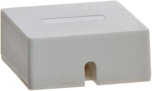 Miniatura 4 de Cmple - Placa de pared de conector de teléfono de 1 puerto RJ12 Cable de teléfono Caja de montaje en superficie Teléfono fijo hembra Keystone Jack