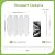 HIKUIBU 8.6" H Garden Edging Border, 15PCS Garden Landscape Edging Borders, 11ft Length Plastic Landscaping Edging with Stakes, Interlocking Garden Border Lawn Edging for Flower Bed Landscaping Patio