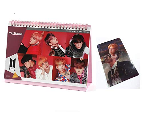 BTS Bangtan Boys 2019 2020 year desk Calendar with Special Lenticular and Stickers