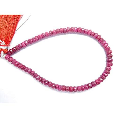 Perles rubis indien corindon véritables pour éviter les fausses pierres - 4