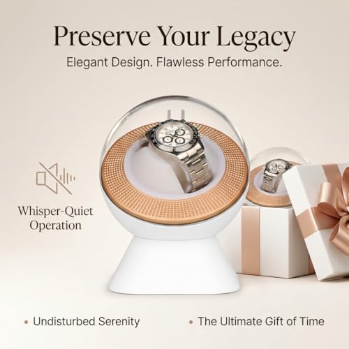 VelutsTech Single Watch Winder for Automatic Watches - Ultra-Quiet Japanese Motor, Automatic Watch Winder Box with Built-in LED Light, Adjustable Watch Pillow for Large & Small Watches by VelutsTech - Image 6