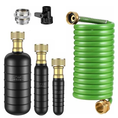 Rudiaoa Adaptador De Grifo Latón Expandible Manguera Drenaje Retráctil Apto para Riego Aire Libre Limpieza Materiales ABS Fácil Instalación Juego Riego Aire Libre