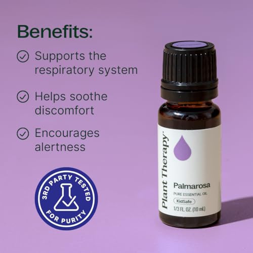 Aceite Esencial Palmarosa 10 mL 100% Puro miniatura 2