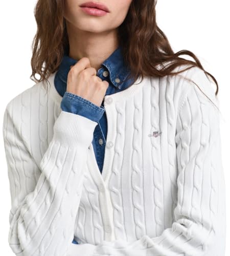 Vêtements GANT STRETCH COTTON CABLE CARDIGAN pour Accessoires - vue 10