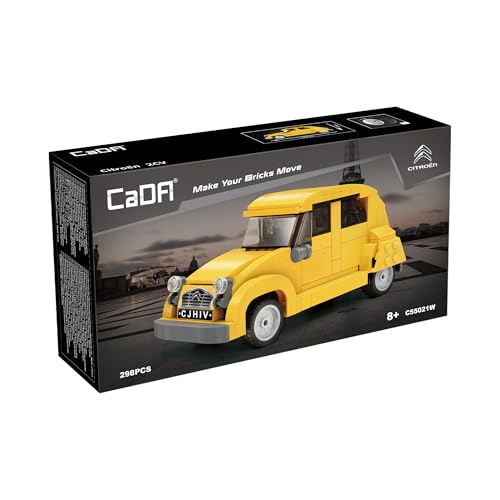 CaDA Citroën 2CV Retro French Car - 298 Pieces - Self-Build Brick Building Block Model C55021W - Image 2