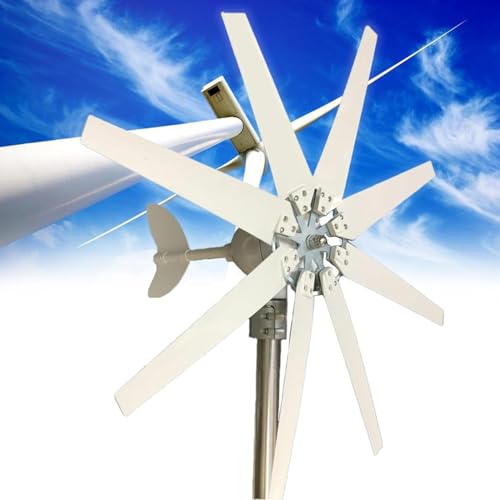 Générateur d'éolienne 220v 8000W pour éliminer les pannes de courant avec contrôleur hybride