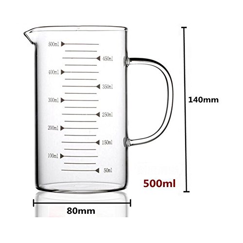 Borosilicate Glass Measuring Cup With Spout 500Ml #TOP1