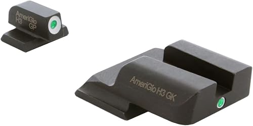 Miniatura 3 de AMERIGLO i-Dot Sight Set, Compatible with Smith & Wesson M&P Shield (Excludes EZ)  Durable High-Performance Green Tritium Front & Rear Night Sights