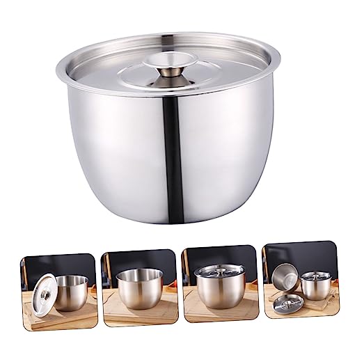 Bowl para mezclar de acero inoxidable ULTECHNOVO pequeño con tapa miniatura 3