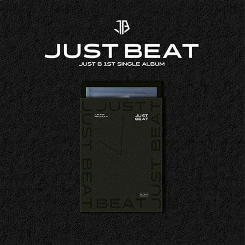 JUST B JUST BEAT 1st Single Album ( BLACK ) Ver. 1ea CD+1ea FOLDED POSTER+84p Photo Book+1ea Holder+1ea Photo Card+1ea Post Card Set(1set 6ea)+1ea Sticker