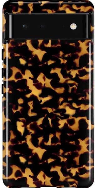Skinit Pro Phone Case Compatible with Google Pixel 6 - Tortoise Shell Design