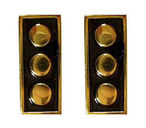 Star Trek "TNG" Three Star VICE ADMIRAL RANK PIP Pair