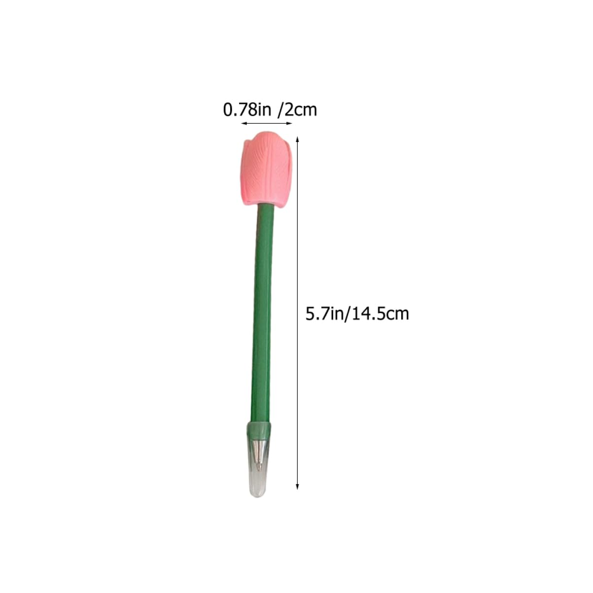 NUOBESTY 5 Set Penna A Tulipano Simulata Inchiostro Per Penne A Sfera Penne Gel Cancellabili Fantastici Gadget Penna A Punta Retrattile Pastello Evidenziatori Punto Note Plastica 5 Pezzi*5