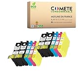 QUALITÉ PROFESSIONNELLE : 100 % compatible avec les imprimantes Epson 34XL pour lesquelles il est conçu, ce lot offre un rendement élevé pour la cartouche 34XL noire et la cartouche 34XL couleur (couverture de 5% par page) ainsi qu'une impression de haute qualité.