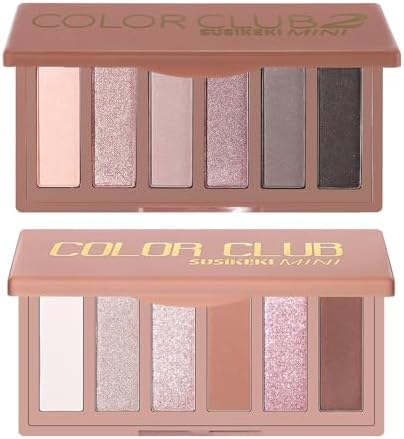 Amazon.com : SUSIKEKI 2PCS 6 Colors Mini Naked Eyeshadow Palette Makeup