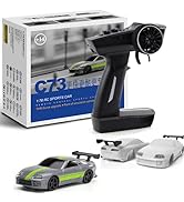 Amazon.co.jp: Turborc 1/76 ドリフトカー C65 ミニ RC カー、1:76