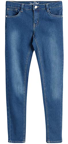 Real Love Girls’ 5 Pocket Vintage Denim Skinny Jeans With Super Stretch Fabric, Size 8, Vintage #TOP7