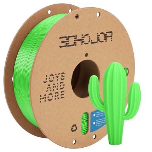 3DHoJor PLA Pro (PLA+) Filament 1.75mm, 3D Printer Filament, Cardboard Spool, Dimensional Accuracy +/- 0.03 mm-Peak Green, 1kg