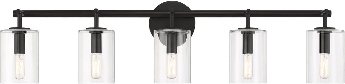 Craftmade Hailie 5 Light Vanity Flat Black