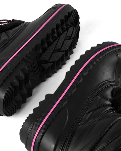 The Children's Place Girls' Faux Fur Trim Winter Snow Boot3