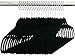 Durable Non-Slip Standard Black Velvet Hangers-50 pack-Coat & Clothes Hanger 17.5 inch widht