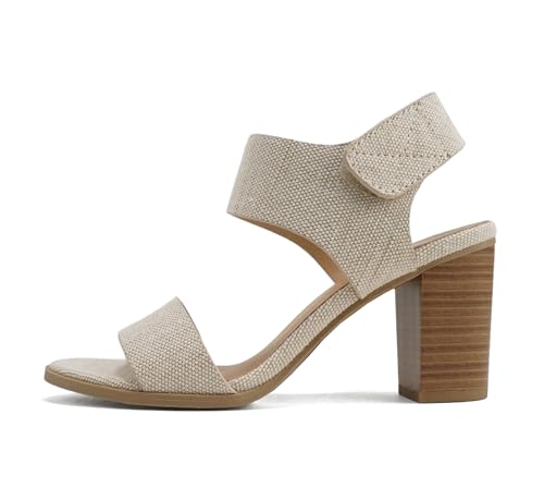 Image of Soda Wait-A ~ Women Open Round Toe Chunky Heel Ankle Strap High Heel Dress Sandals