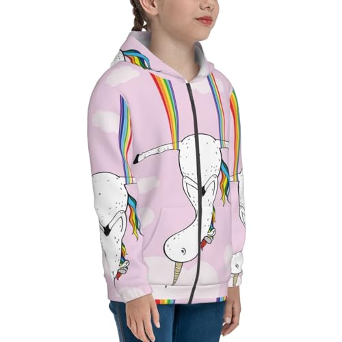 Algae Corals and Seashells Kid Hoodies Boys Zip Up Sweatshirts Girls Pullover with Pocket4