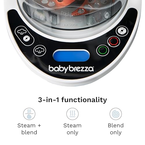 Baby Brezza One Step Baby Food Maker Deluxe - Steam + Blend Organic Food - image 5