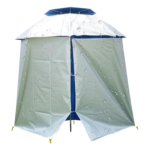 Umbrella Beach Tent – Waterproof Sun Shelter Cover, Portable Umbrella Canopy | Replacement Cloth Shade Outdoor Protection Camping Fishing Beach Travel Lightweight Easy Setup