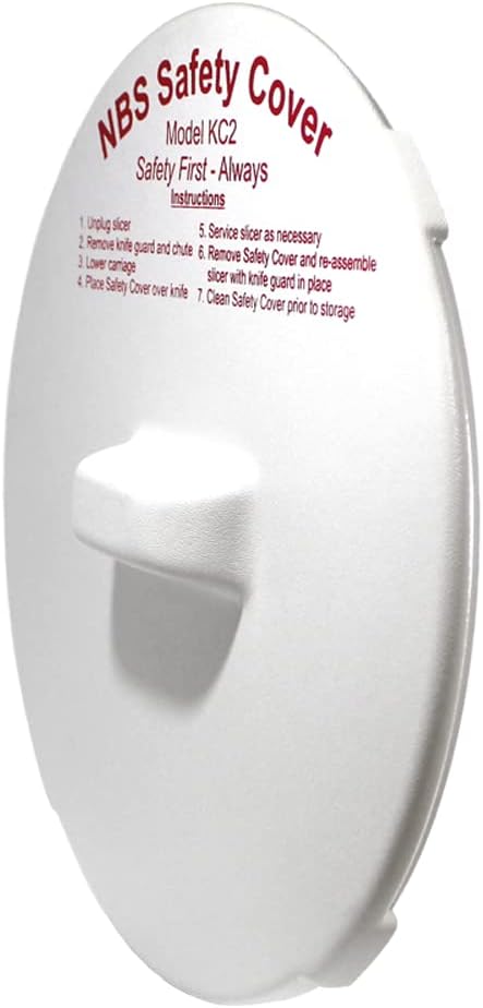 National Band Saw Slicer Safety Cover 12 1/2" White Plastic