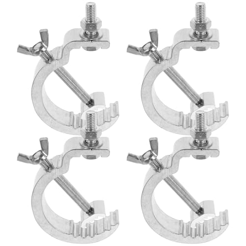 Pinces pour éclairage de scène Toddmomy : lot de 4 crochets stage lights 17mm