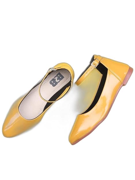 WalkTrendy Women's Ballet Flat (wtwb211_Yellow_40)
