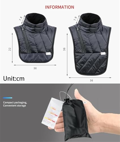 Motorcycle Neck Warmer Winter Wind Guard Scarves Chest Windproof Cycling Protector for Men and Women2