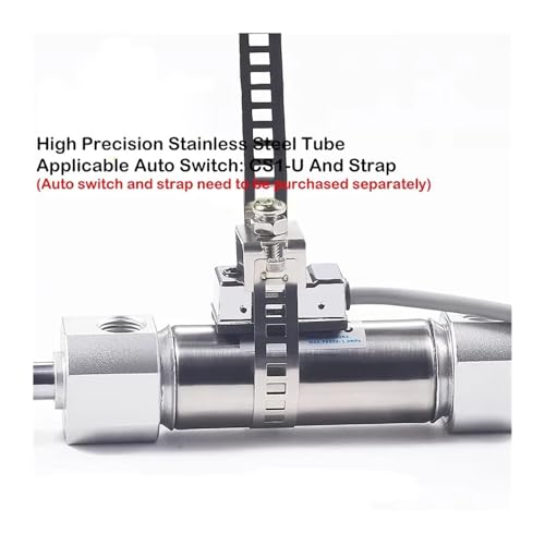 Vérin pneumatique MG25x100 en acier inoxydable double effet - 3