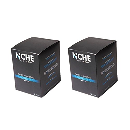 Niche For Men Male Deodorizing Wipes - 10 pieces (Pack of 2)