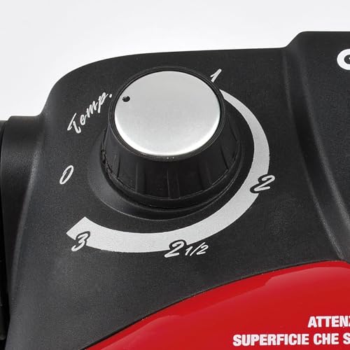 G3 Ferrari G10006 Pizza Express Delizia, pizzaoven, 1200 W, thermostaat instelbaar op 400 °C, geurende pizza in 5 minuten, dubbele verwarmingsweerstand, receptenboek en palet inbegrepen, rood - Afbeelding 8