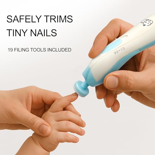 image for Baby Nail Trimmer 21 in 1, Usage Labeled Case & 13 Extra Replacement T